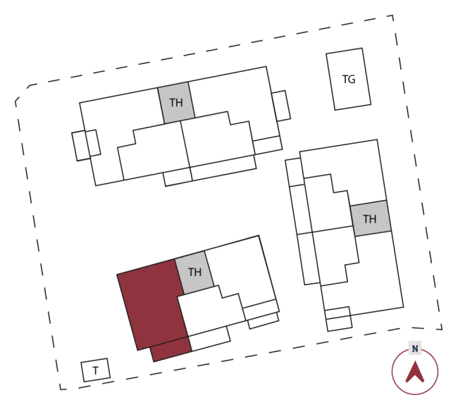 Lage der Wohnung 24 im Gebäude